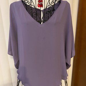 WHBM Lavender Kimono Blouse